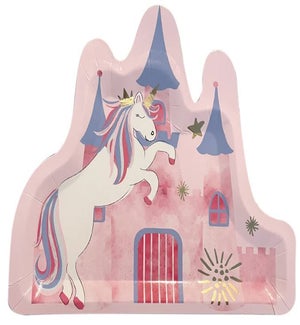 PLATE/Unicorn Castle - 10.5"