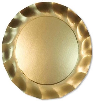 PLATE/Satin Gold -12.75"