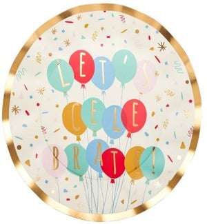 PLATE/Lets Celebrate - 10"