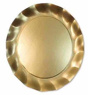 PLATE/Satin Gold - 8"
