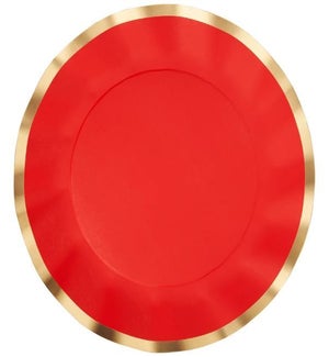 PLATE/Everyday Red - 8"