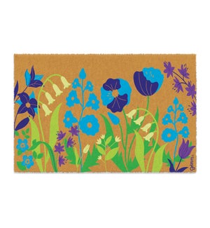 MAT/Blue Flowers