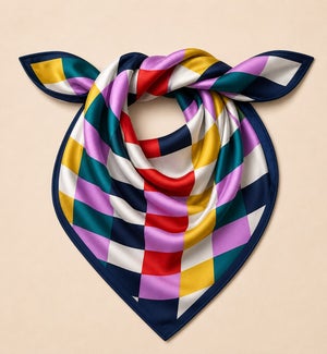SCARF/Bold Patchwork