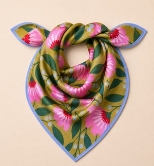 SCARF/Floral Vine