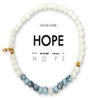 BRACELET/Hope-Blue Howlite