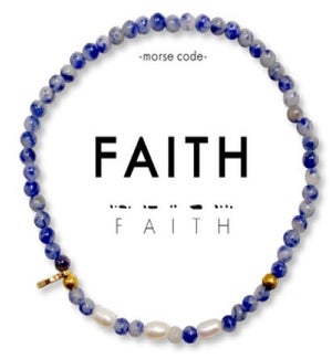 BRACELET/Faith - Lapis & Prl
