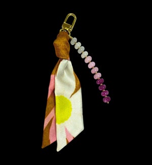 BAGCHARM/Retro Floral & Neon