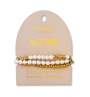 BRACELETSET/Mother - Gold