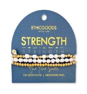 BRACELETSET/Strength - Gold