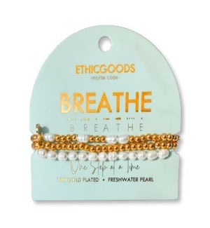BRACELETSET/Breathe - Gold