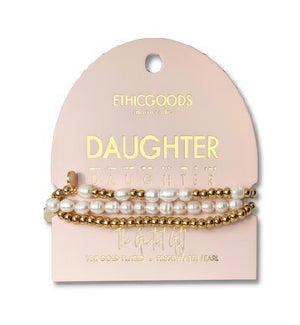 BRACELETSET/Daughter - Gold