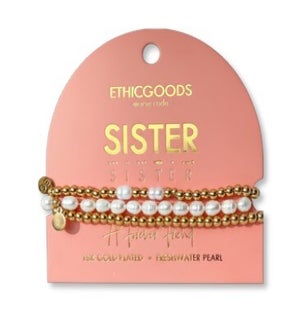 BRACELETSET/Sister - Gold