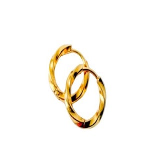EARRINGS/Twist Hoops