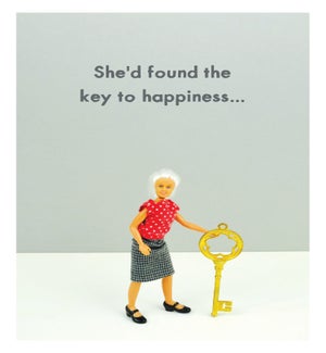 AN/She'd found the key