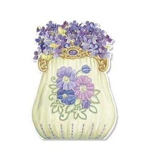 BD/Purple Violet Vase Birthday