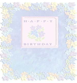 BD/Blue & Flower Border