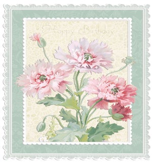 BD/Pink & Green Flowers