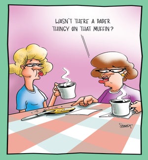 BD/Ladies Enjoying Muffins