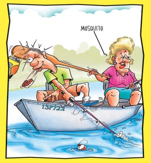 AN/Woman Hitting Man With Oar