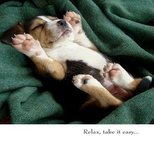 GW/Relax, take it easy . . .