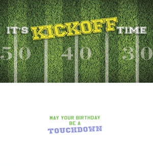 BD/Football Lined Green Grass
