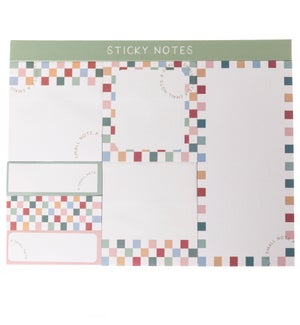 STICKYNOTE/Checkered*