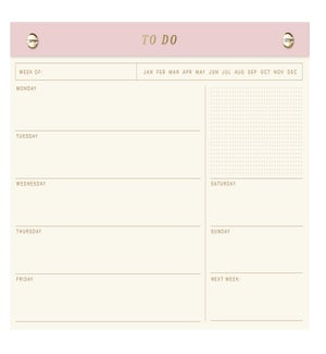 DESKPAD/Pink & Gold