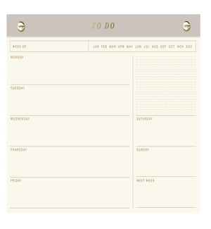 DESKPAD/Gray & Gold