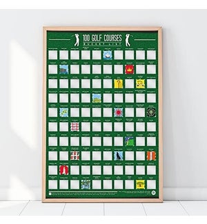POSTER/100 Golf Courses