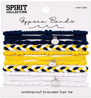 HAIRTIE/Team Spirit-Bl/Yl/Wh