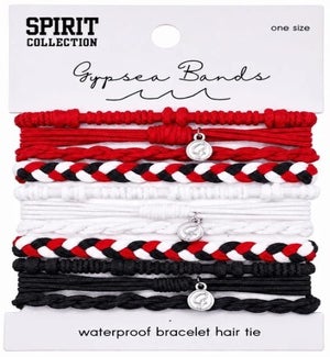 HAIRTIE/Team Spirit-Rd/Wh/Bk