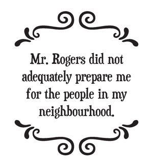 COASTER/Mr Rogers