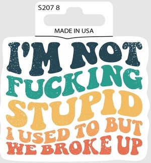 STICKER/We Broke Up
