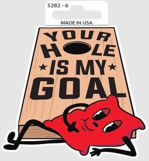 STICKER/Cornhole
