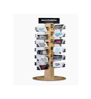 DISPLAY/48 Pk WoodAcrylic Spin