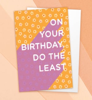 BD/Do The Least