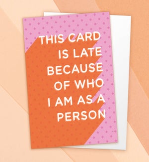 BBD/Card Is Late