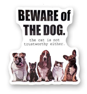 STICKER/Beware Of The Dog