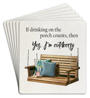 COASTER/Drinking On The Porch
