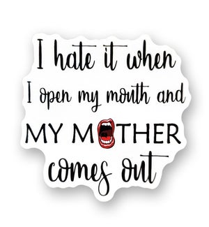 STICKER/When I Open My Mouth