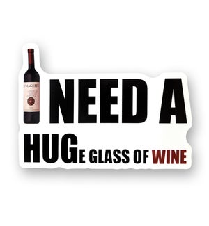 STICKER/Huge Glass Of Wine