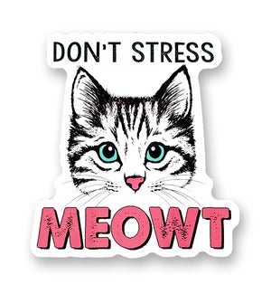 STICKER/Don't Stress Meowt