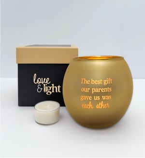 CANDLE/The best gift - Gold