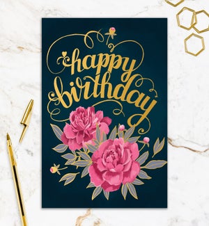 BD/Birthday Pink Flowers