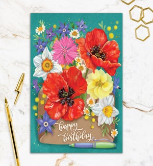 BD/Bright Floral Envelope