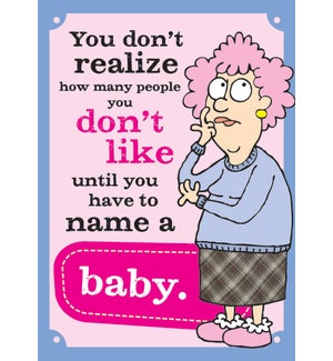 NB/Aunty Acid- Baby Name