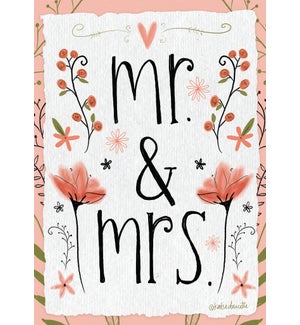 WD/Mr & Mrs Pink Flowers
