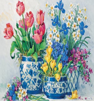 PLACEMAT/Spring Garden in Blue