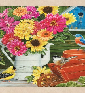 BL/Feathered Friends Vase