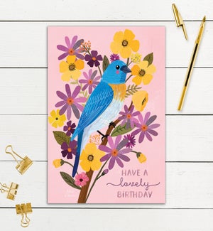BD/Lovely Birthday Blue Bird